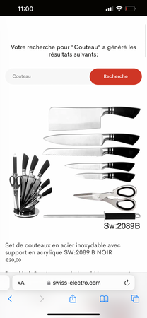 Couteaux/ knife set/ cutlery set/ couverts / سكاكين / معالق