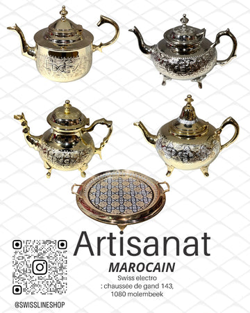Service thé marocain artisanal complet – SwissLine