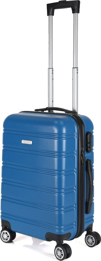 Set de valises de voyage  - 3 pièces - S/ M / L - Ensemble de valises de Luxe - 360° Spinners - Valise de voyage à Roues - Valises de voyage - Bagage à main - 36/67/98 litres - blue