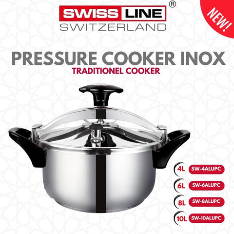 Cocotte traditionnelle inox Swiss line/ pressure cooker Inox