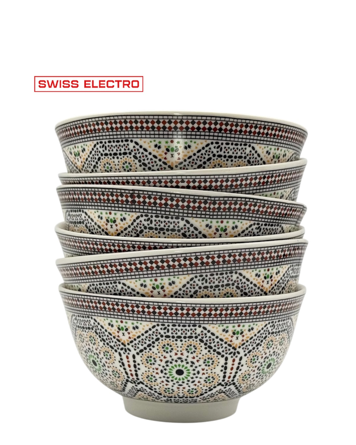 Soupière en porcelaine zelija Mosaïque fasia