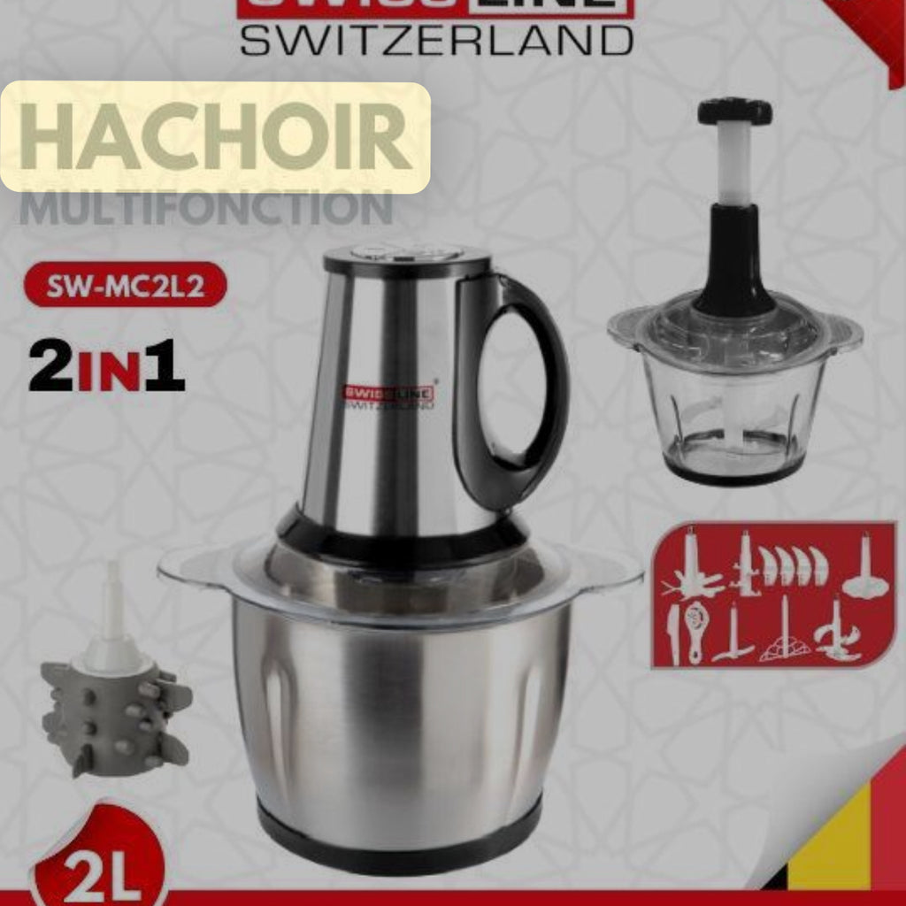 HACHOIR ÉLECTRIQUE MULTIFONCTION – 2 EN 1