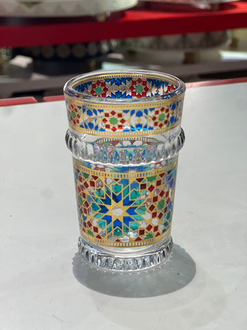 12 pcs verres à thé zelija mix couleur/ new zilija