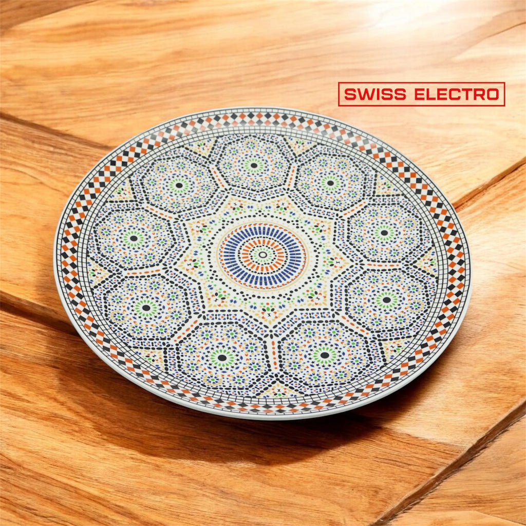 Assiette en céramique mosaïque fes