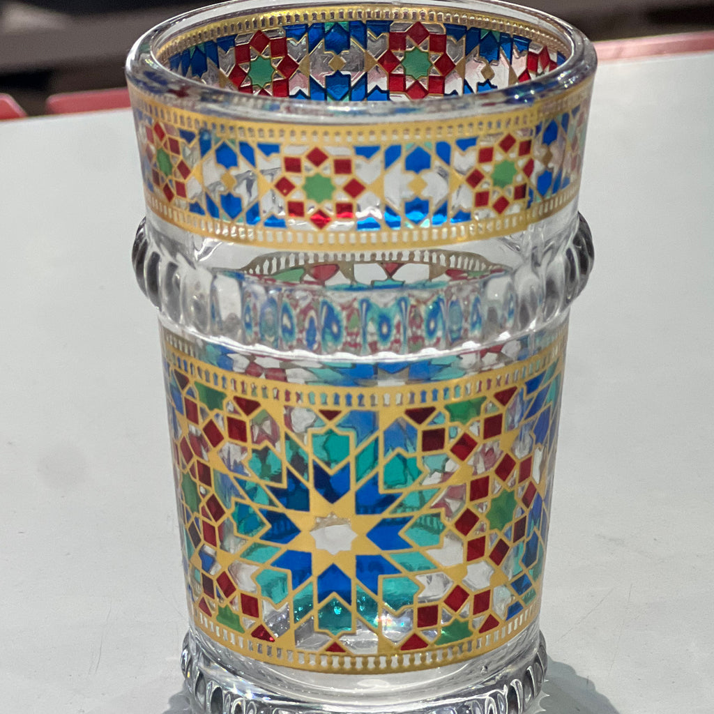 12 pcs verres à thé zelija mix couleur/ new zilija