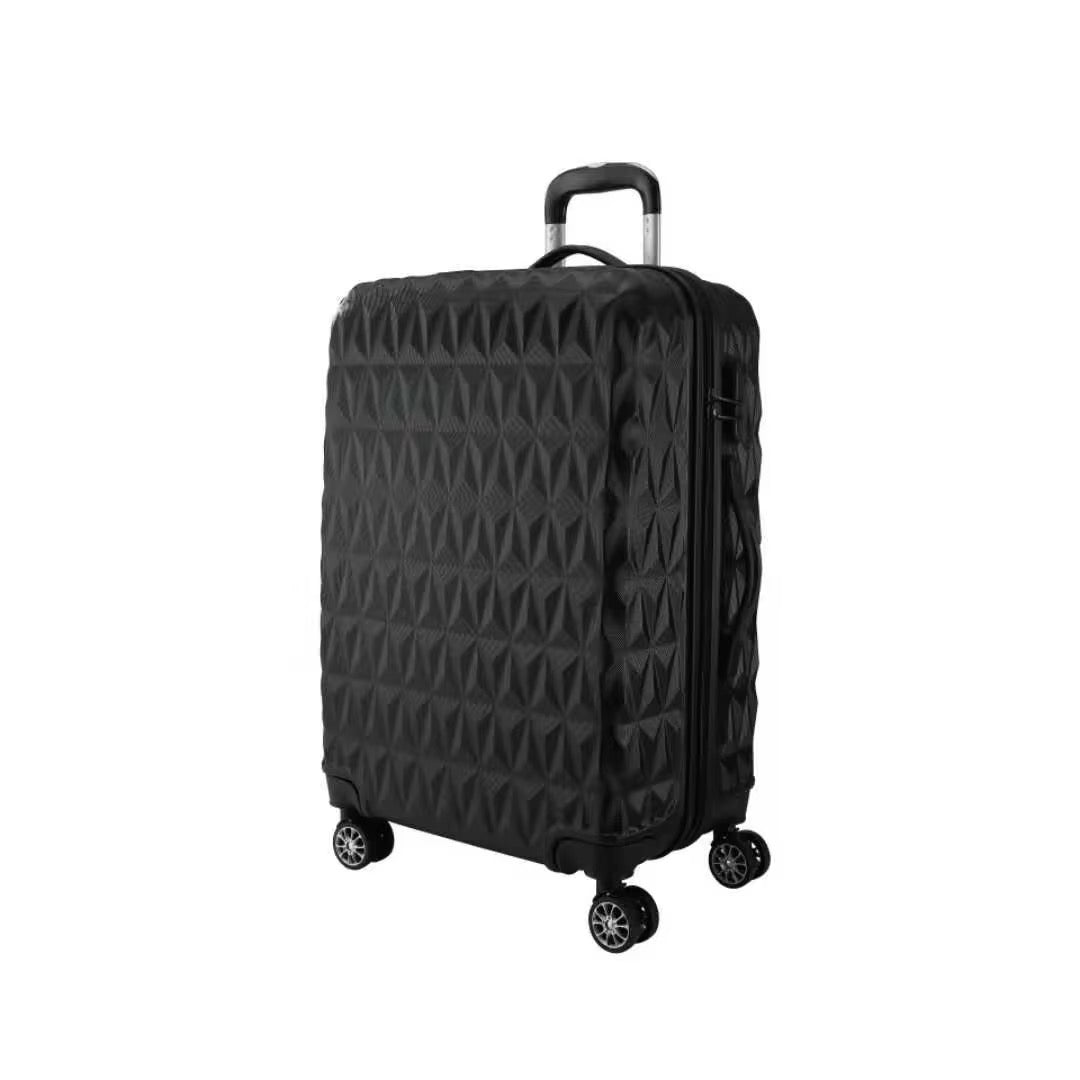 Set de valises de voyage  - 3 pièces - S/ M / L - Ensemble de valises de Luxe - 360° Spinners - Valise de voyage à Roues - Valises de voyage - Bagage à main - 36/67/98 litres - Zwart/ noir