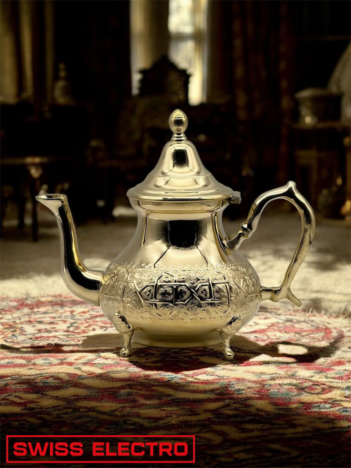 Théière marocaine Majestère Doré
