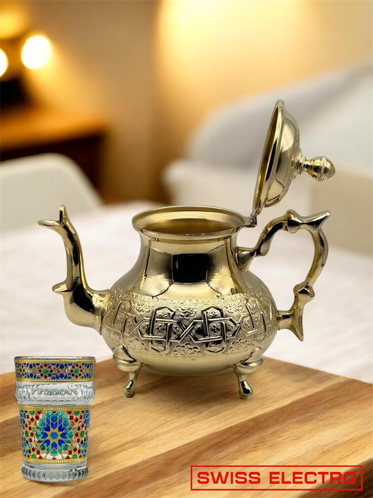 Théière marocaine Bacha Doré