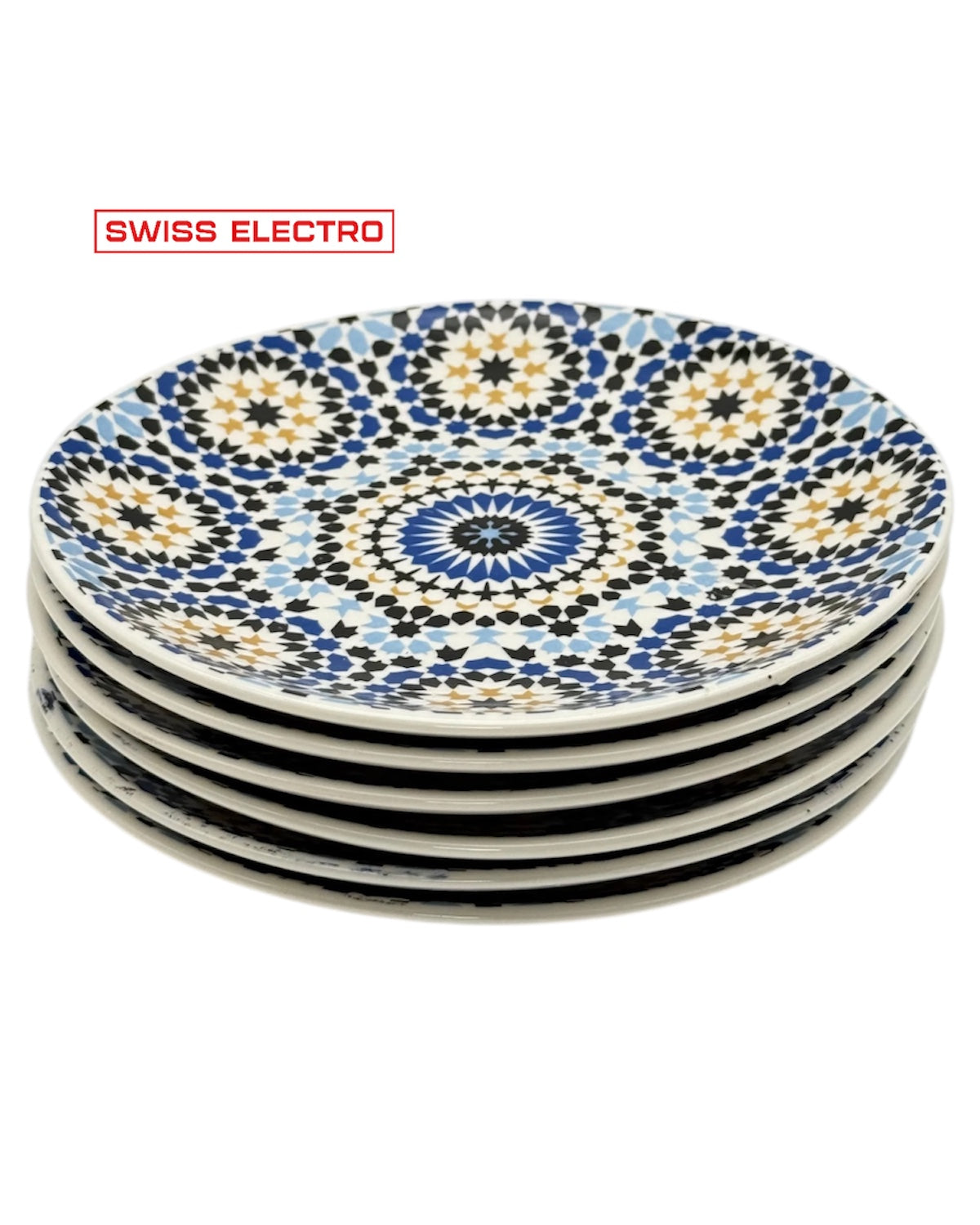 Soupière en porcelaine zelija Mosaïque /blue/ Asilah