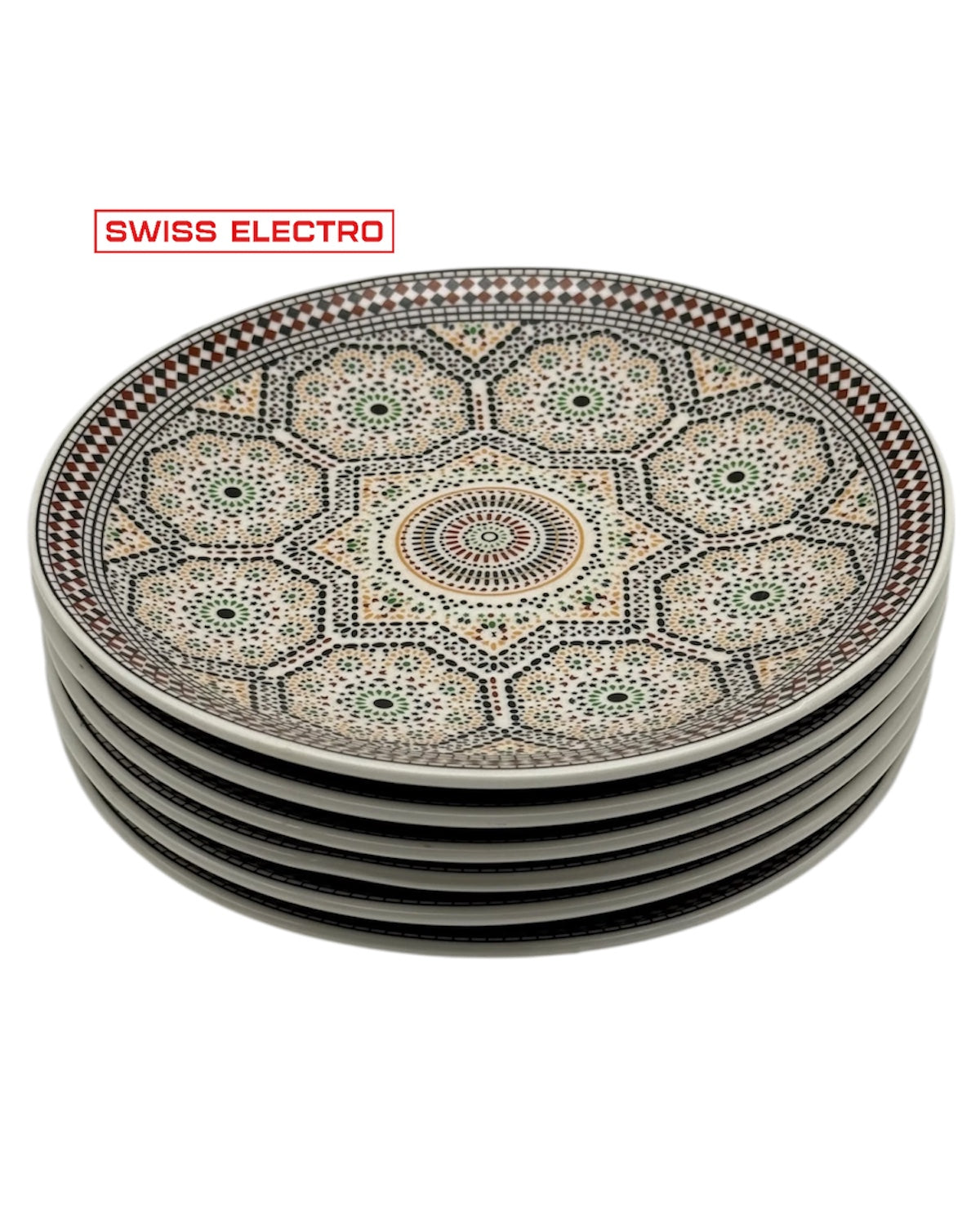 Soupière en porcelaine zelija Mosaïque fasia