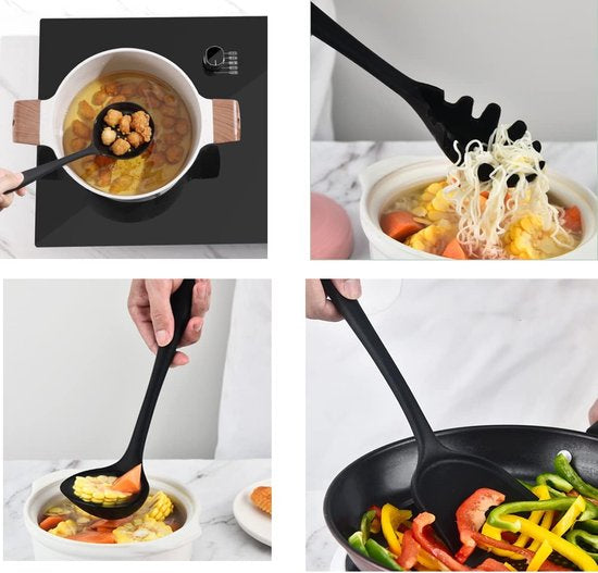 Spatule à fente en Silicone antiadhésive, résistan... – Grandado Spatule à fente en Silicone antiadhésive, résistan... – Grandado
