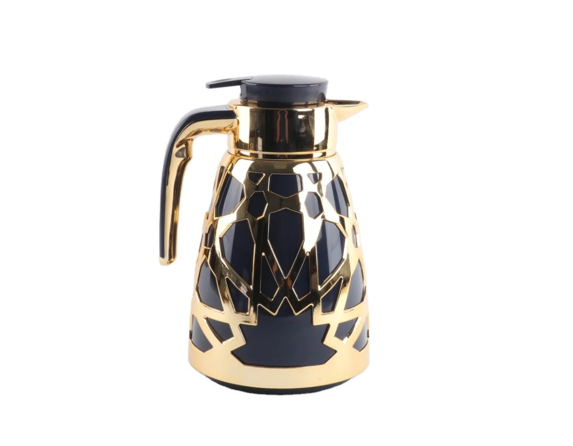 thermos de luxe style arabe avec coquille creuse 1000ml