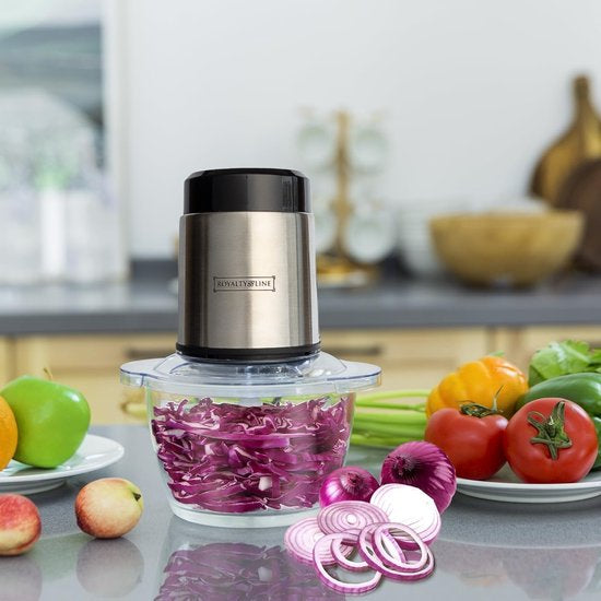 🔪 Hachoir Multifonctionnel Électrique – 300 W – Bol 1,2 L glass / bols en verre