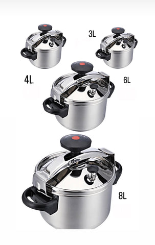 4L Stainless Steel Pressure Cooker