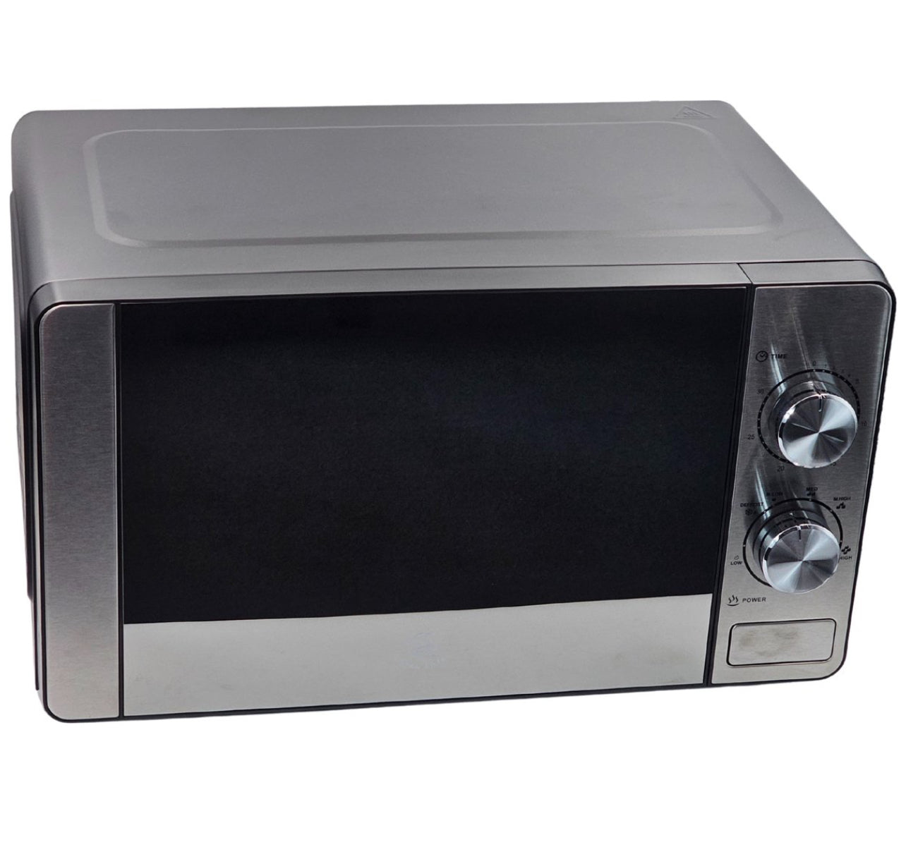 Magnetron 20L – 700W – RVS & Spiegelglas – 6 Standen – Ontdooifunctie – Compacte Vrijstaande Microgolfoven / Four à micro-ondes – Acier inoxydable et verre miroir – 6 programmes – Fonction décongélation – Four à micro-ondes compact à poser libre