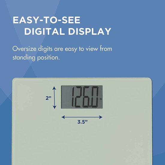Balance Personnelle - Balance Avec Ecran LCD - Balance Personnelle Digitale - Pèse-personnes - Max 180 Kg -