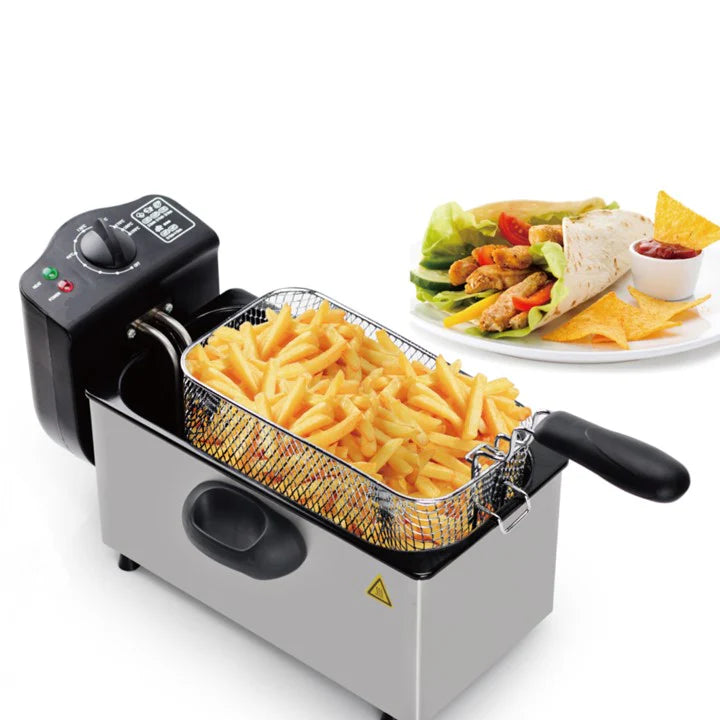 Electric oil fryer 3 L STAINLESS STEEL