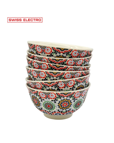 Soupière en porcelaine zelija/ Mosaïque Taghazout