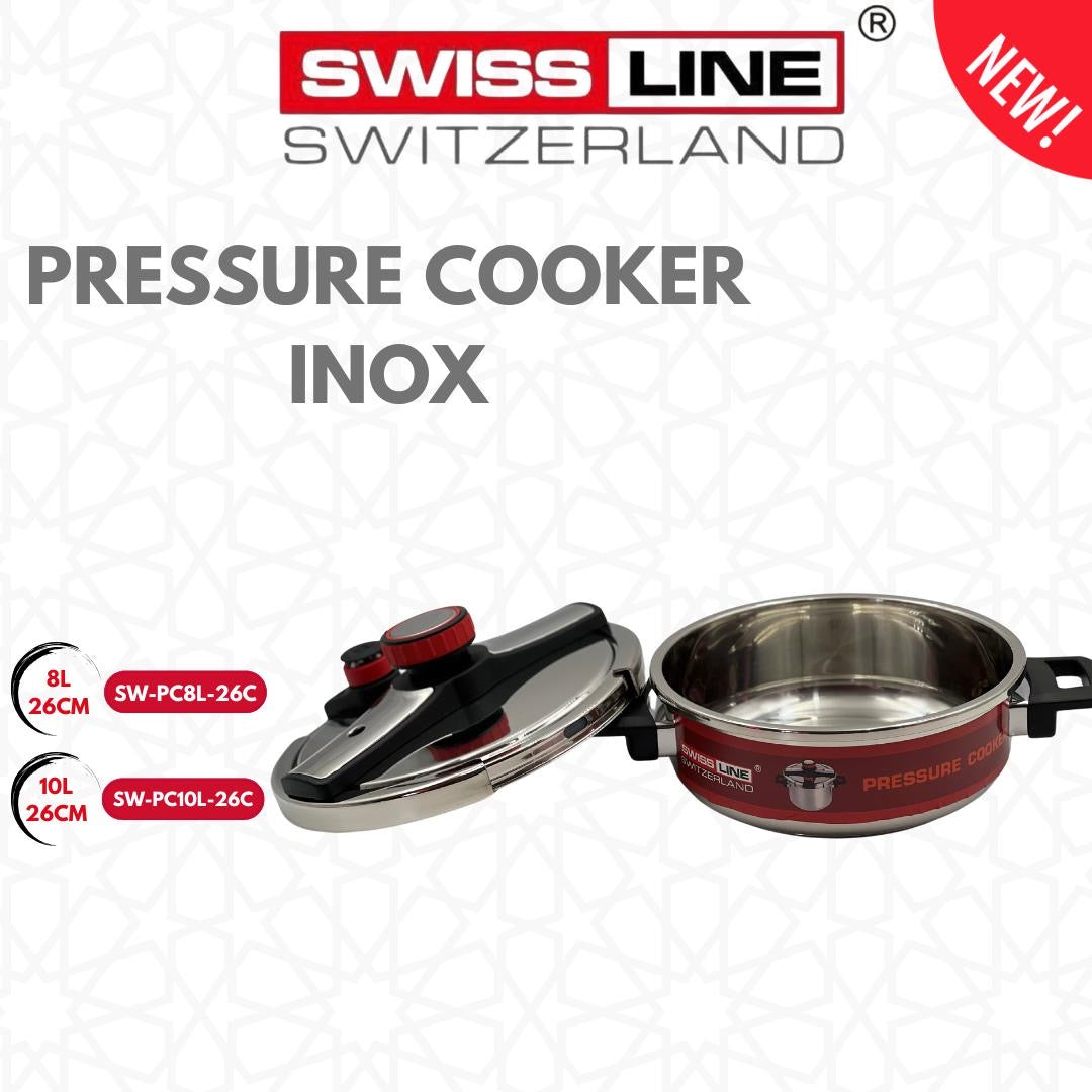 Stainless steel pressure cooker with marble coating 4L/6L/8L/10 L