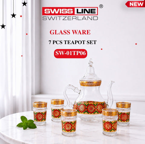 Swiss Line 7 PCS Teapot Set  Zelija SW-01TP06