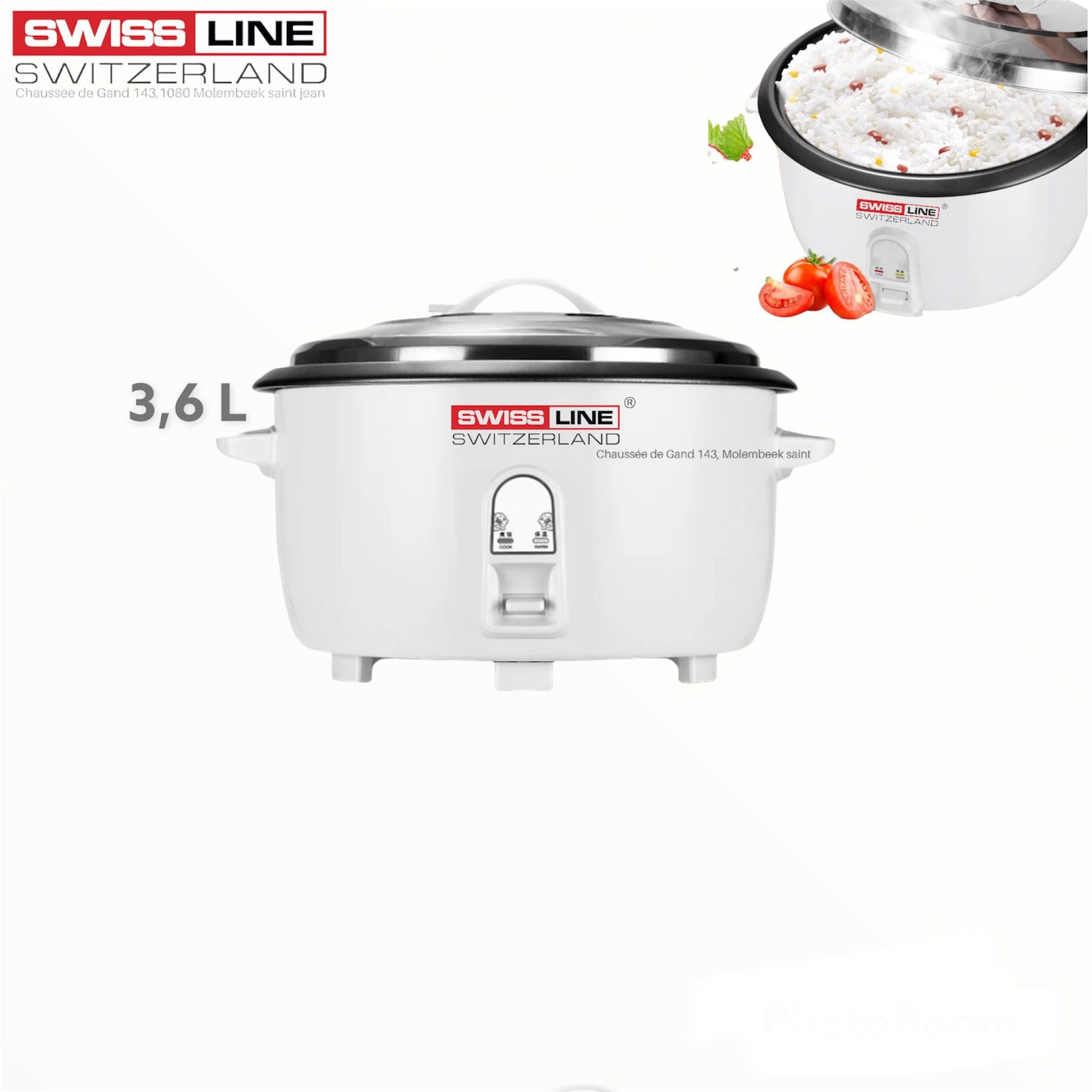 rice cooker/ cuiseur a riz 3,6 L /5,6L /8 L / 12 L – SwissLine