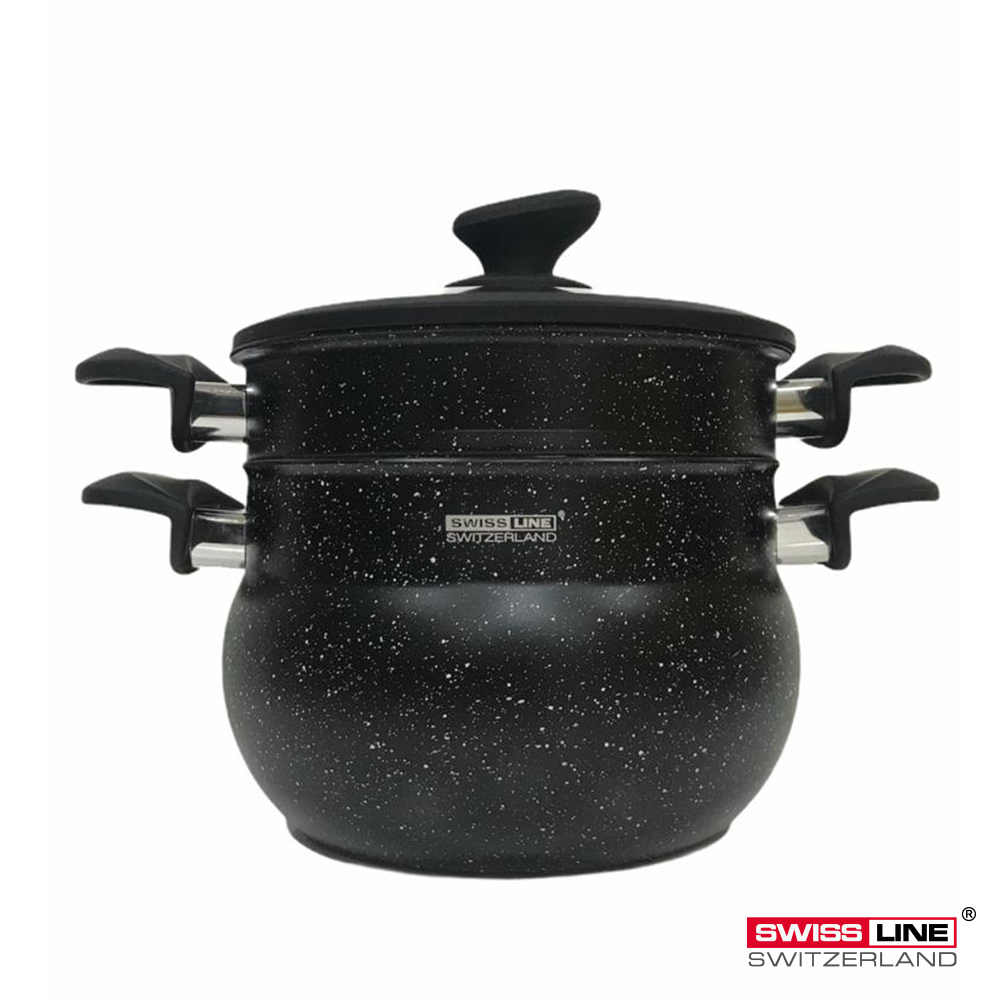 Buy Moroccan Steamer Pot Cookware Couscoussier 10L,8L,6L Moroccan Couscous  Maker INOX , Couscoussier Veggie 2 Tier INOX Online in India 