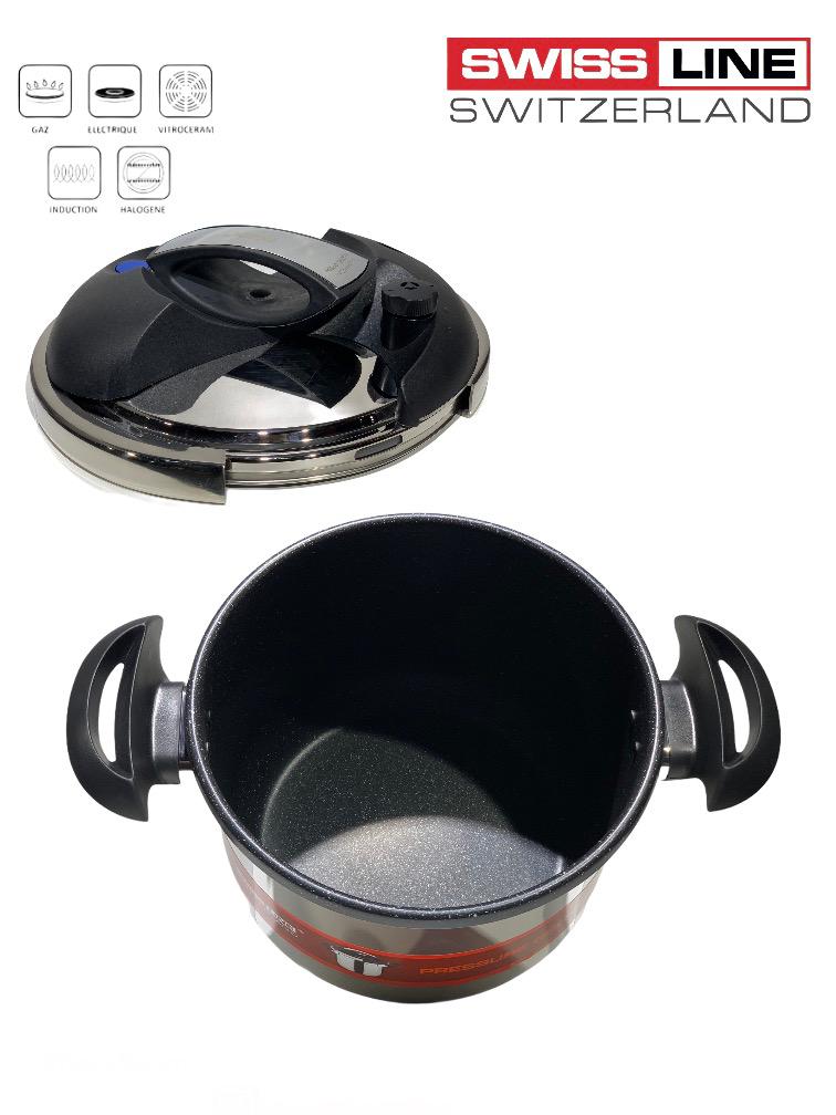 Pressure cooker in marble coating 8L Pressure cooker