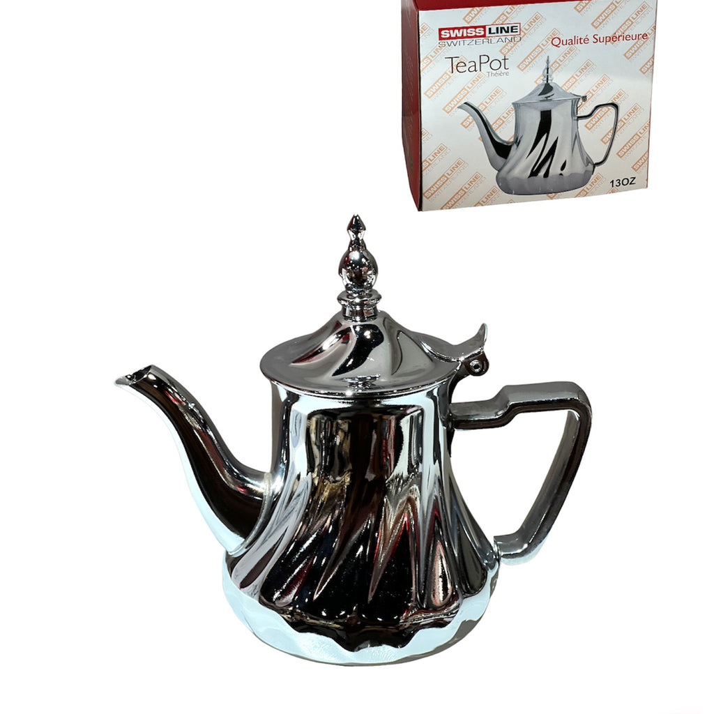 13 oz stainless steel teapot