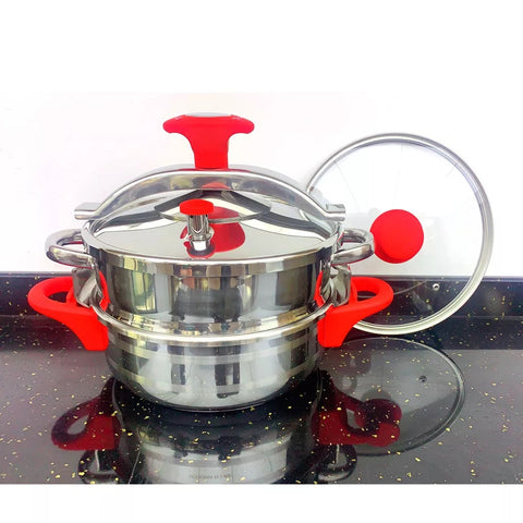PRESSURE COOKER /COUSCOUSSIER 4 in 1