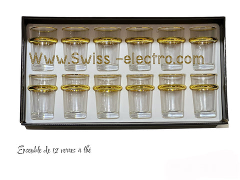 Verres à thé Hayati couleurs