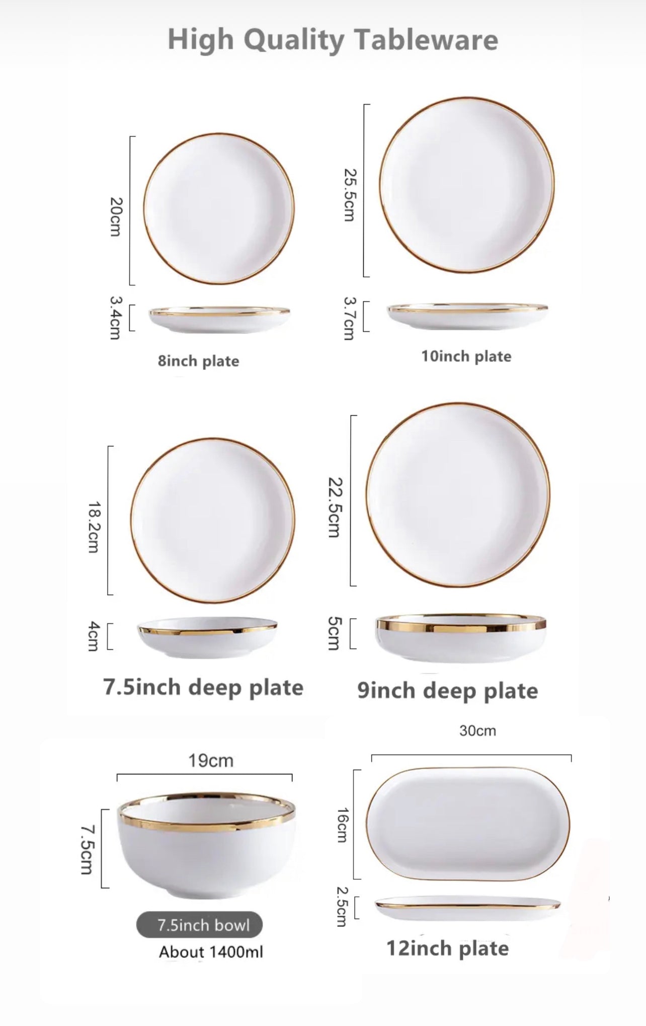 Dinner Set : 26 pcs / 26 pcs service a table