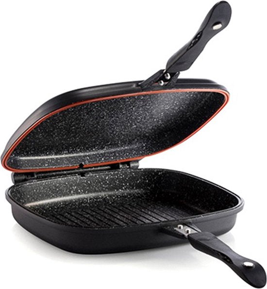 Double fray pan/ double Grill 32 cm